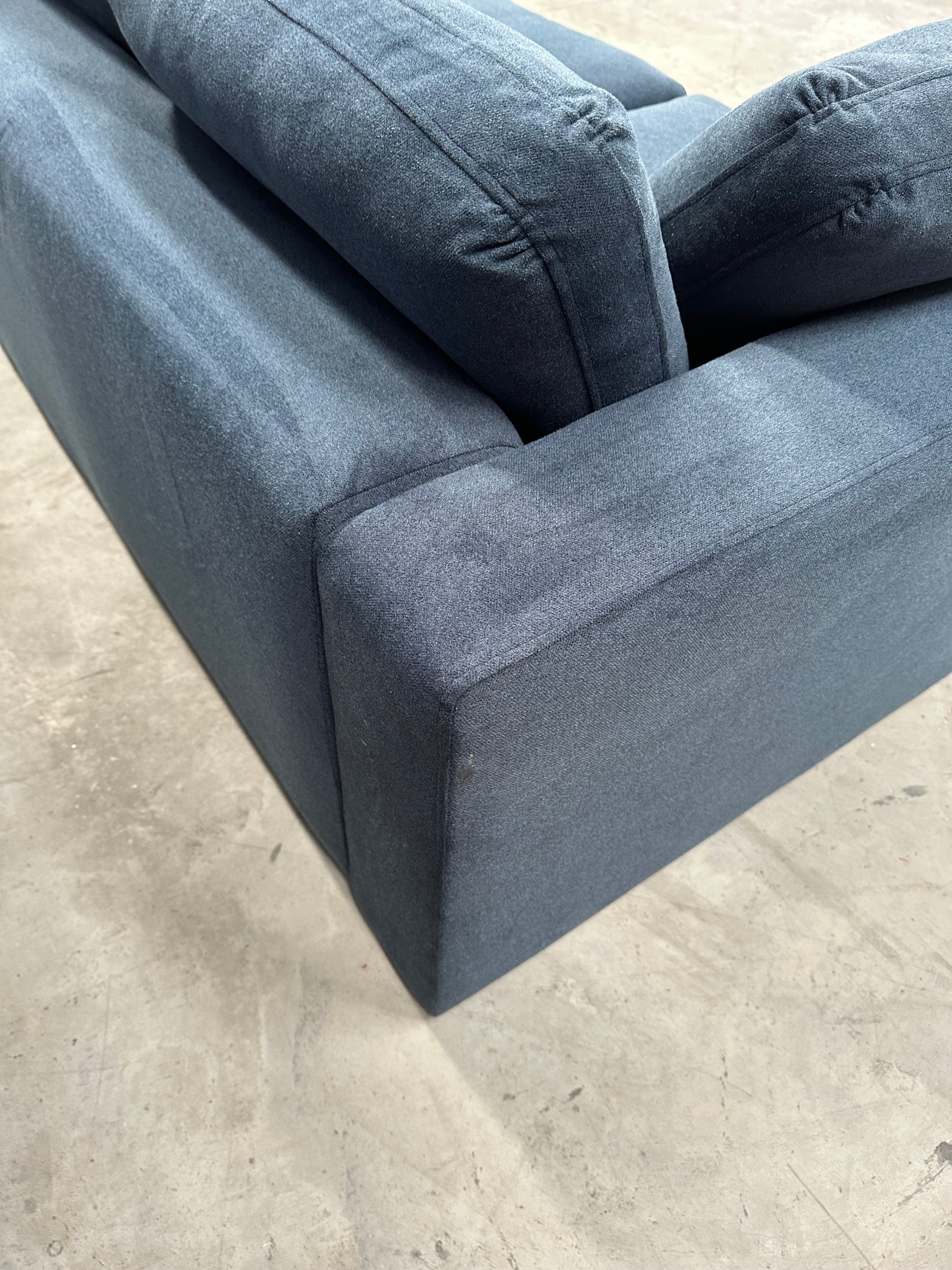 Swoon Seattle Large 3 Seater Sofa, Smart Wool Indigo