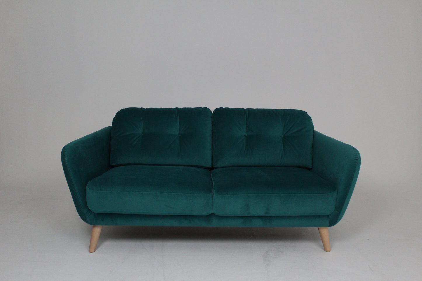 John Lewis Arlo Medium 2 Seater Sofa in Aquaclean Harriet Teal