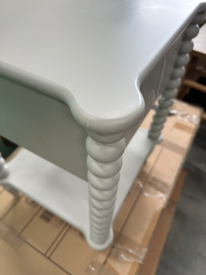 John Lewis Bobbin 1 Drawer Bedside Table Grey