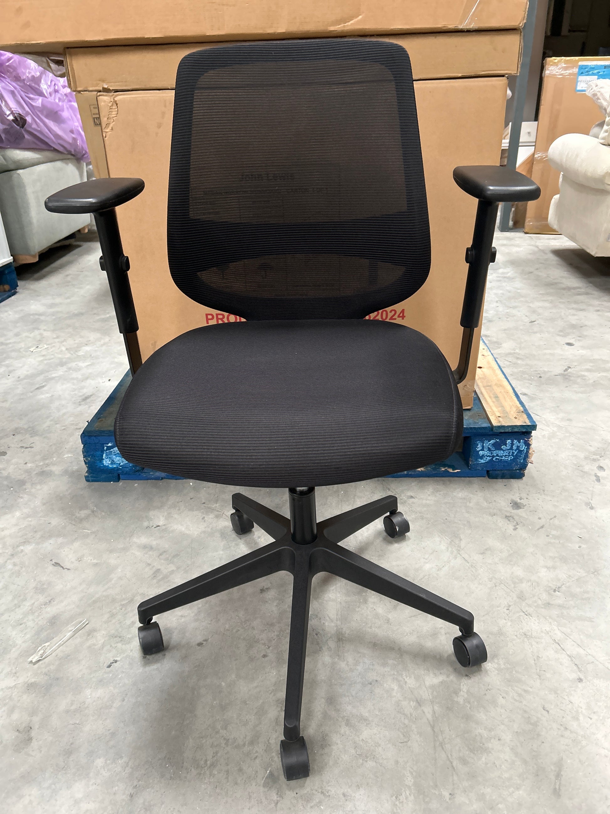 John Lewis Dorsal Office Chair, Black