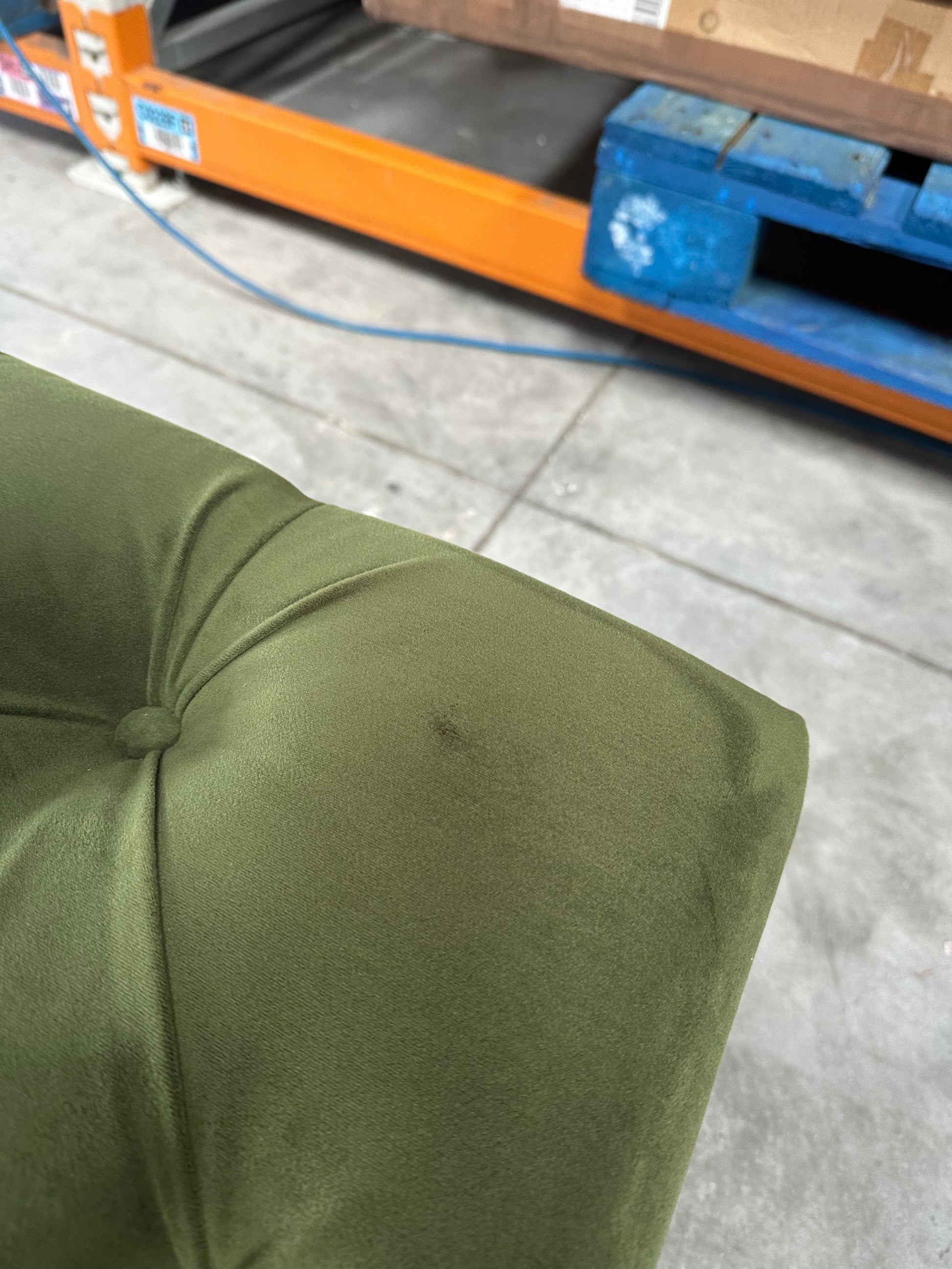 Swoon Plymouth Footstool Plymouth Fern Easy Velvet