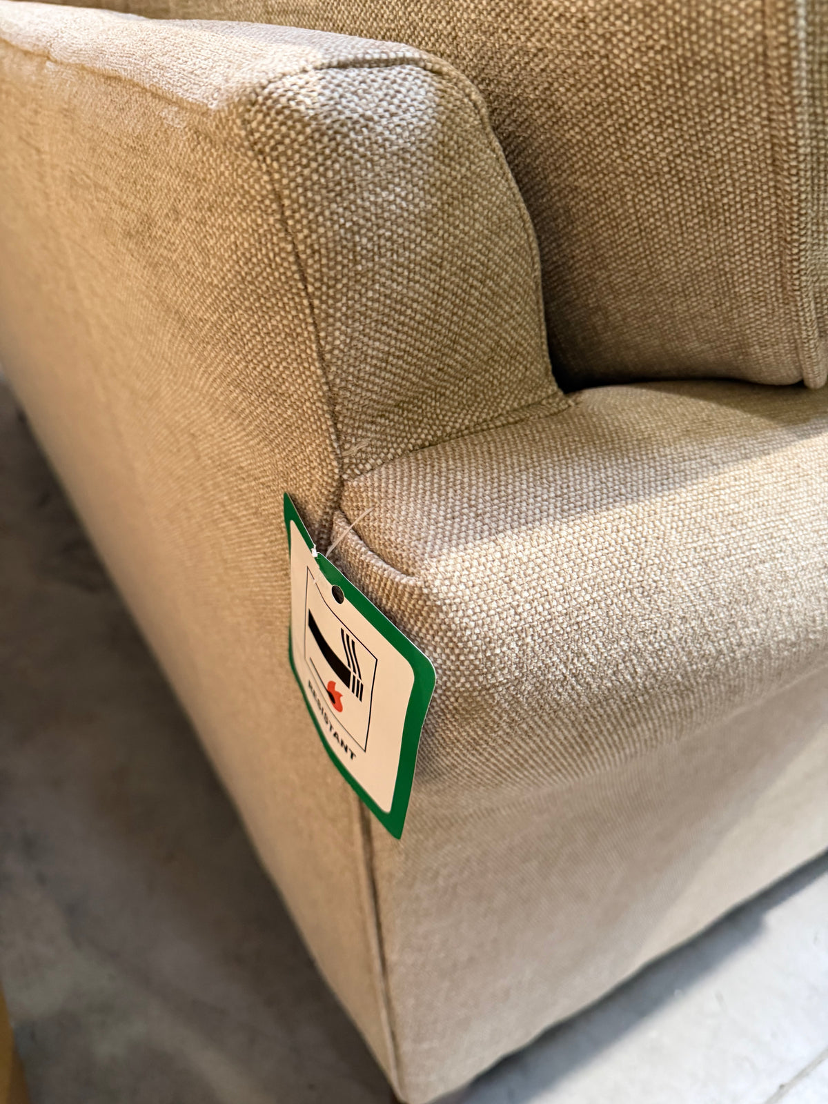 John Lewis Charlotte II Large 3 Seater Sofa Brushed Tweed Mole