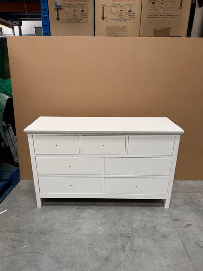 John Lewis Chest of Drawer White Wilton 7 Drawer Chest