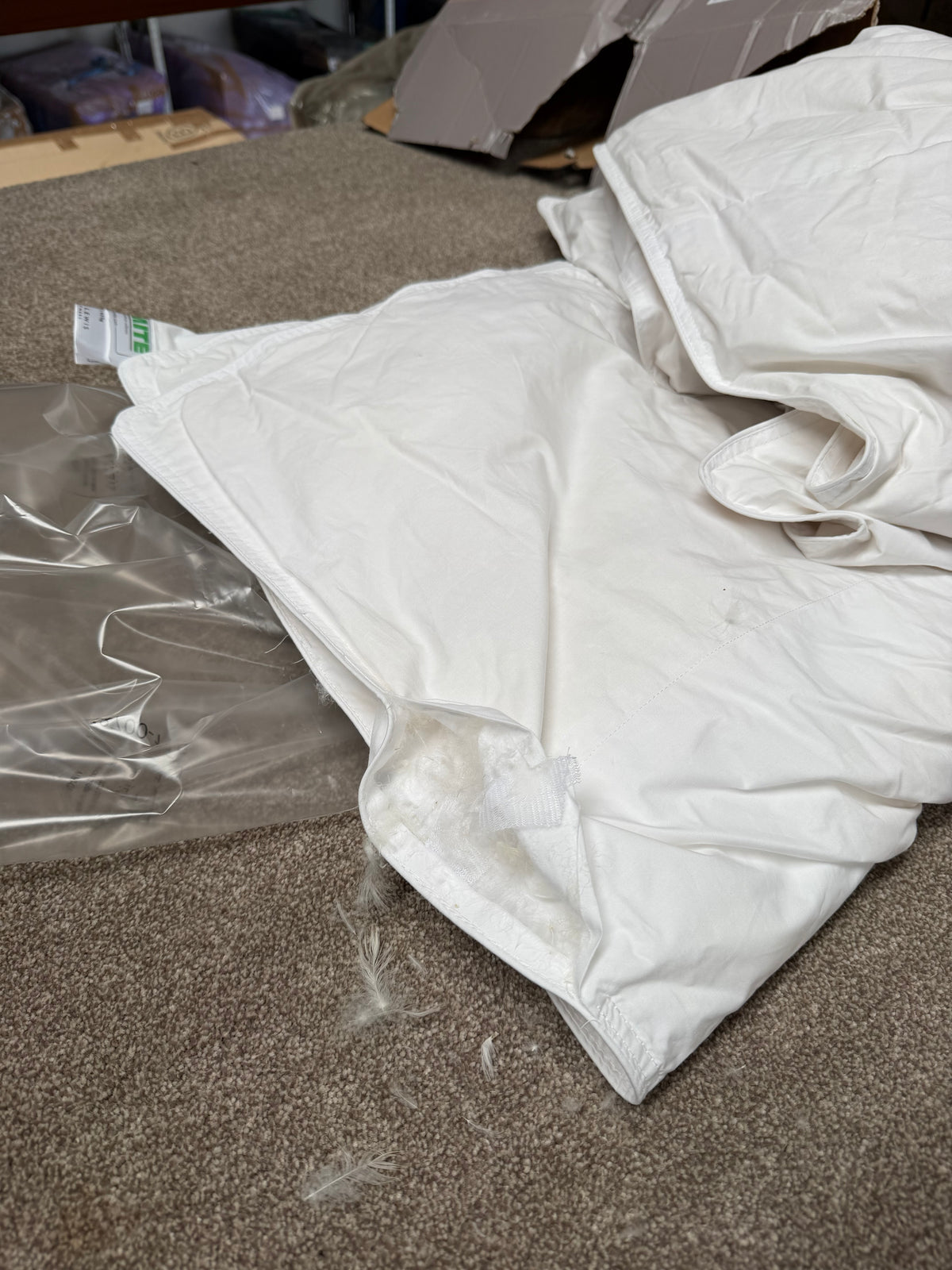 John Lewis Natural Duck Down 60/40 Duvet, 4.5 Tog, King Size, 225 x 220cm, White