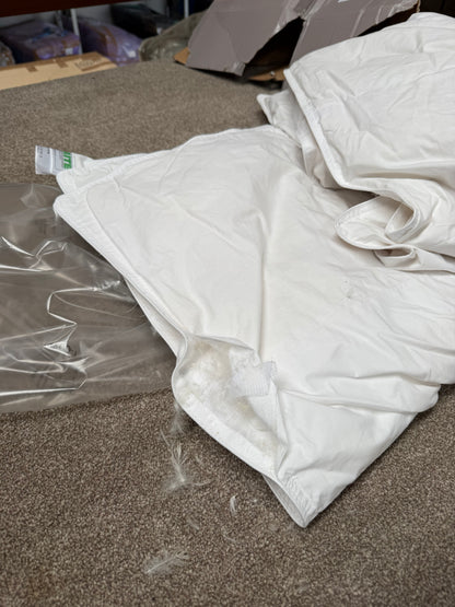 John Lewis Natural Duck Down 60/40 Duvet, 4.5 Tog, King Size, 225 x 220cm, White