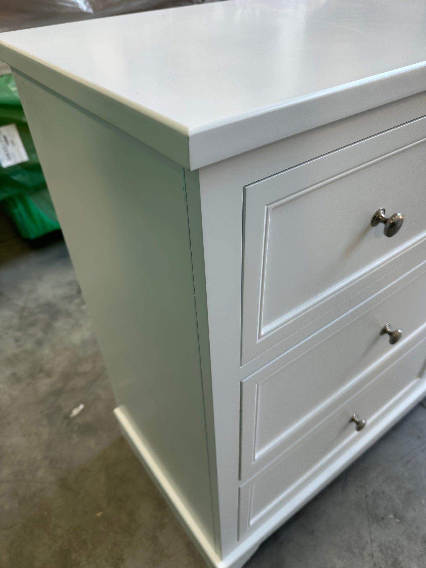 John Lewis St Ives 7 Drawer Chest white 3+4 White