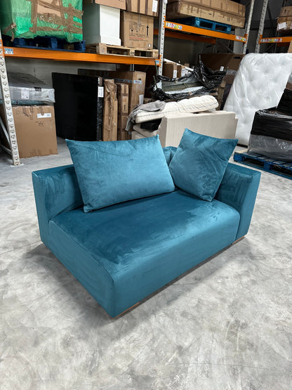 John Lewis Tokyo RHF Grand Modular Arm Unit In Velvet Teal