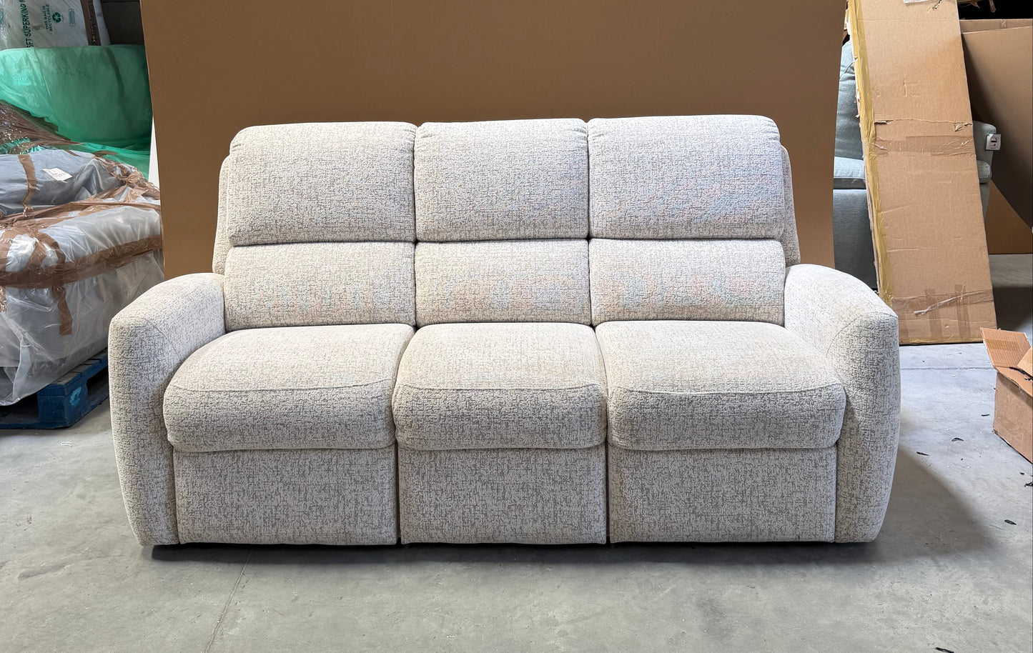 G Plan Hamilton Grey Fabric 3 Seater Sofa Fixed Non Recliner UK Made