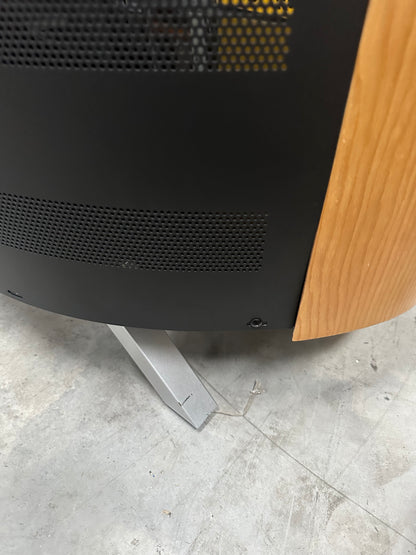 AVF Affinity Premium 1150 Bay Curved TV Stand For TVs Up To 55", Oak