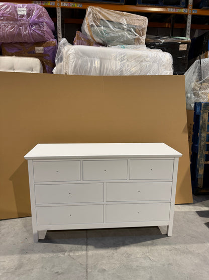 John Lewis Chest of Drawer 7 Drawer Chest White  White Wilton