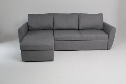 John Lewis Sofa Bed with Storage Sansa Splayed Arm in Tweed