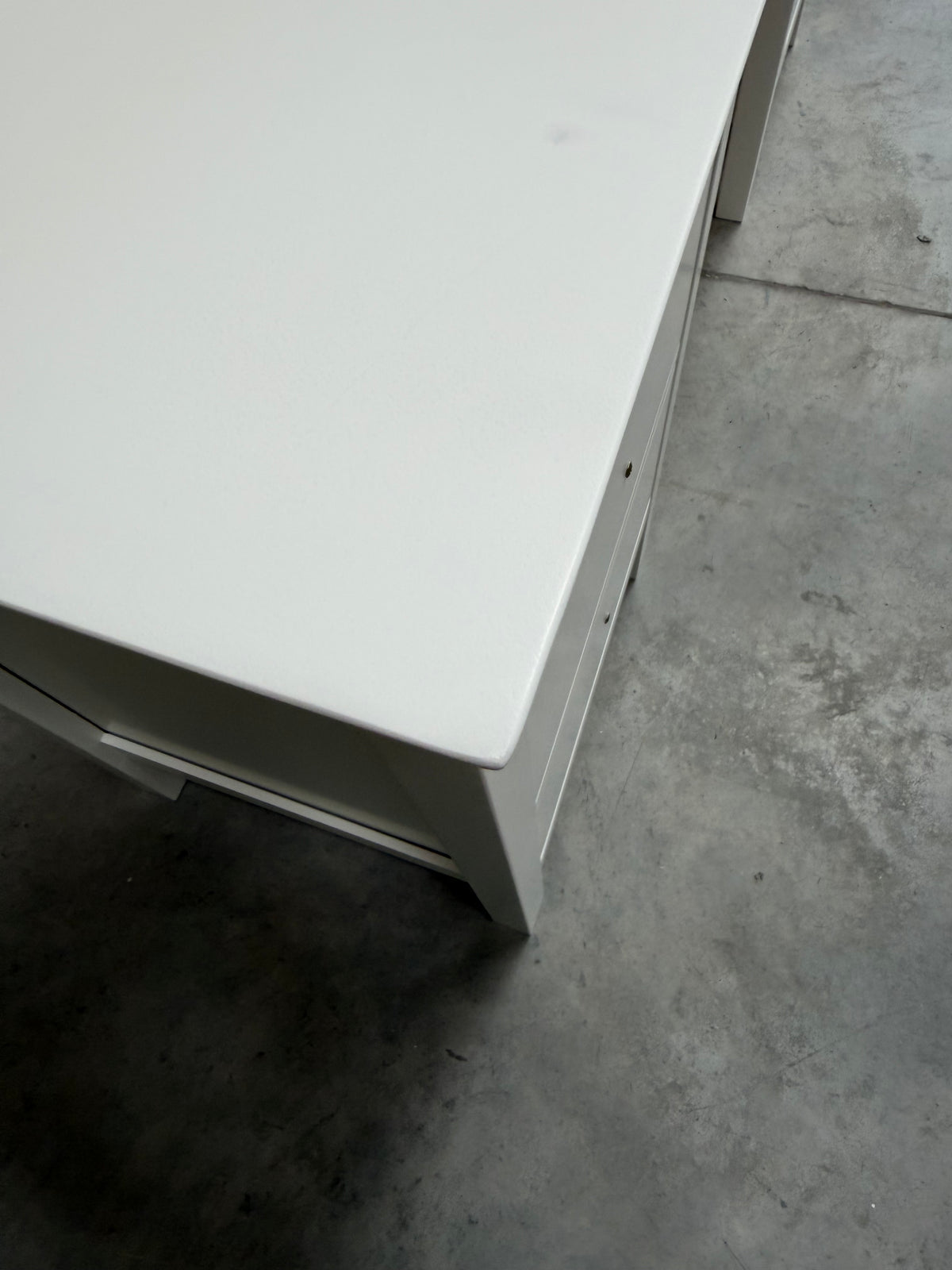 John Lewis Wilton Dressing Table White Storage