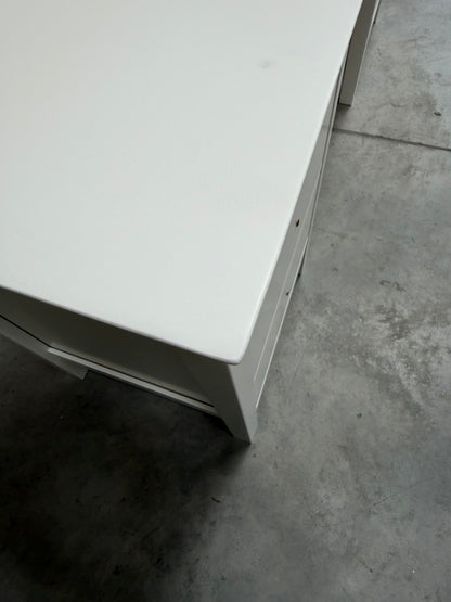 John Lewis Wilton Dressing Table White Storage