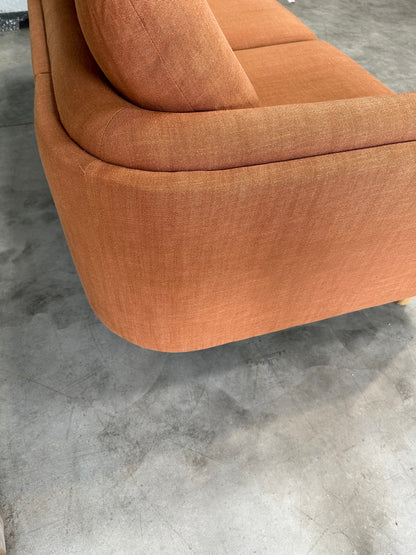 John Lewis Harbour Large 3 Seater Sofa in Relaxed Linen Blend Butterscotch