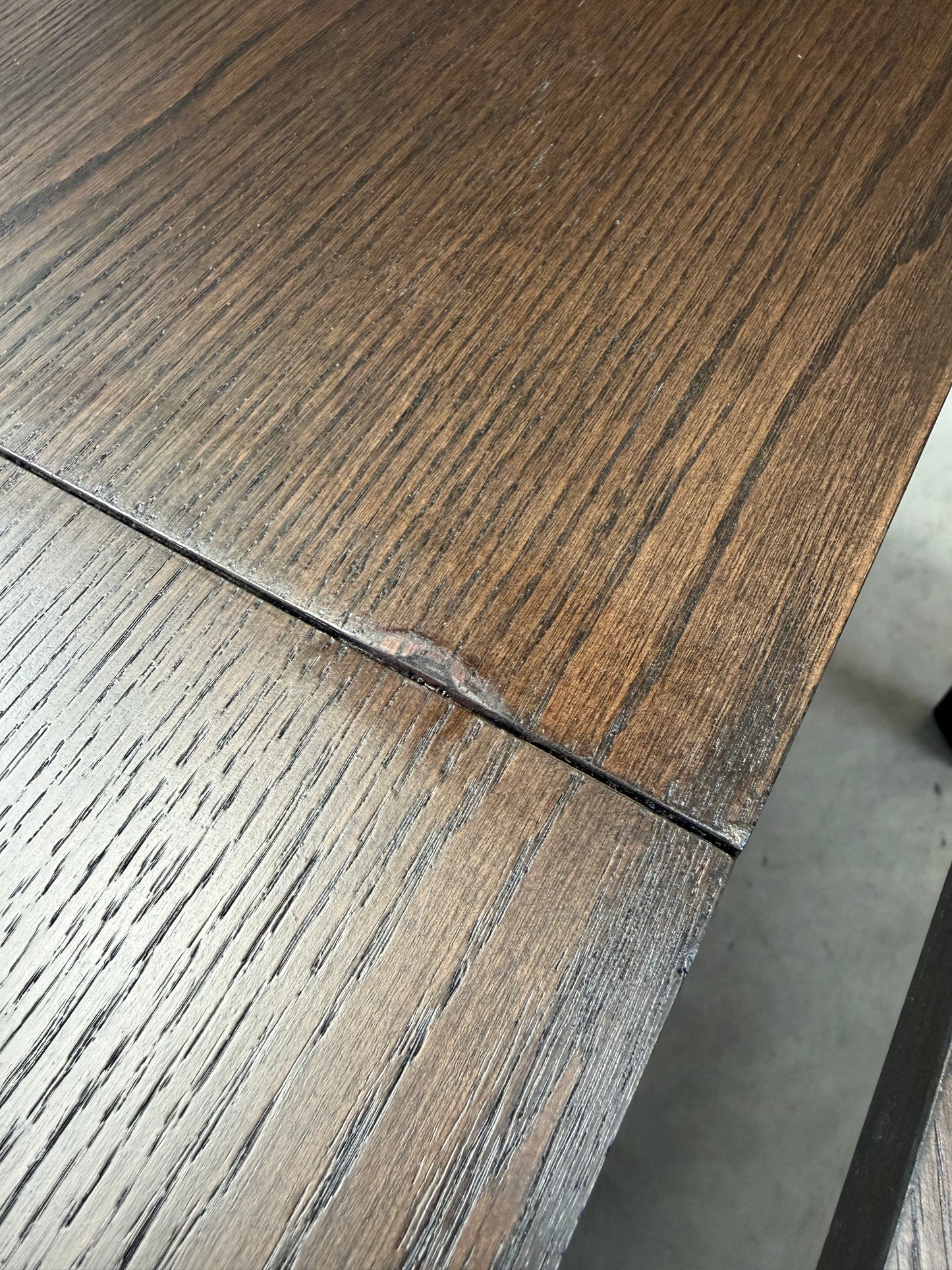 John Lewis Notch Extending 4-6 Seater Round Dining Table, Dark Stain