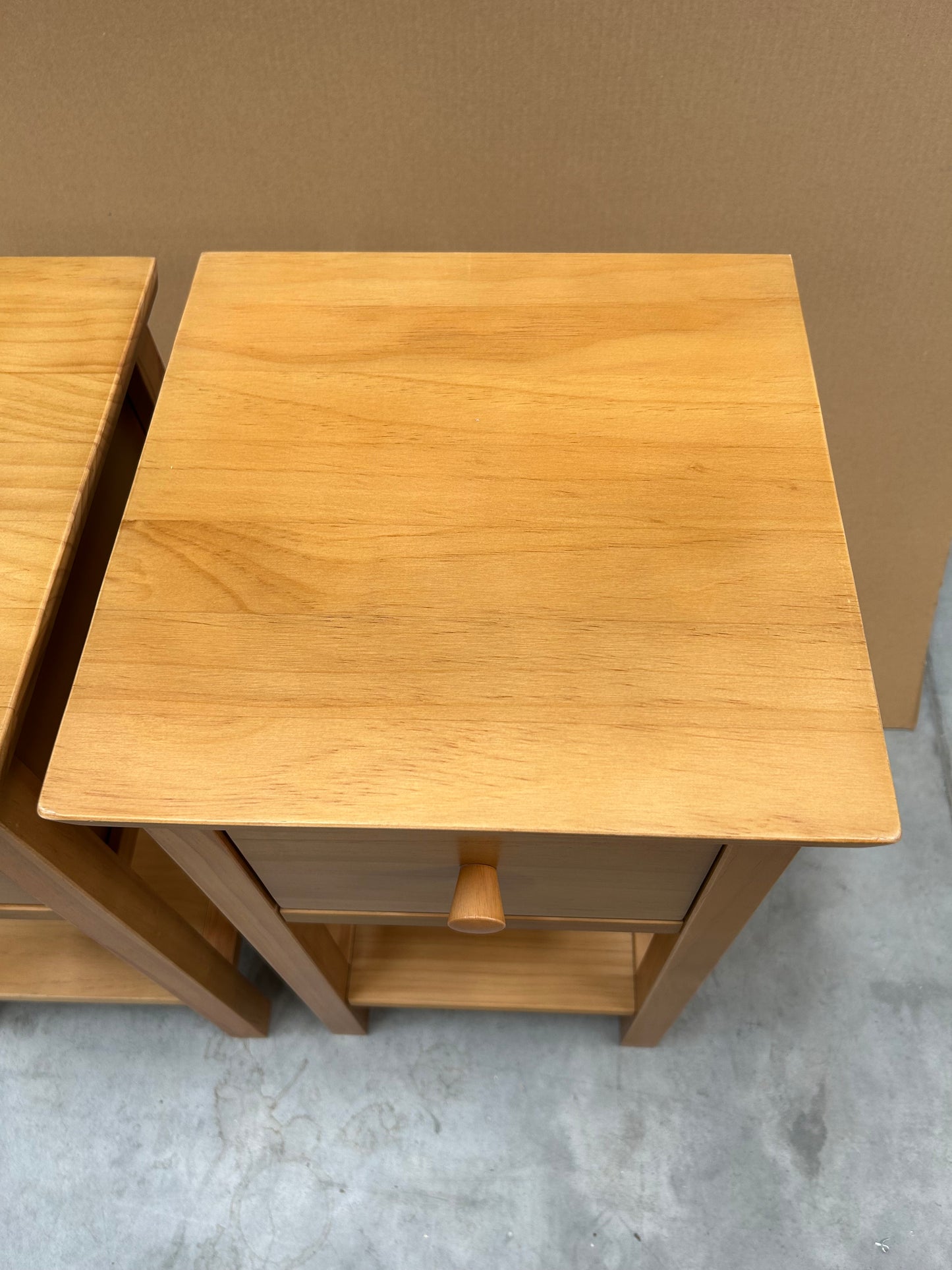 John Lewis Wilton Bedside Tables Set of 2 Natural