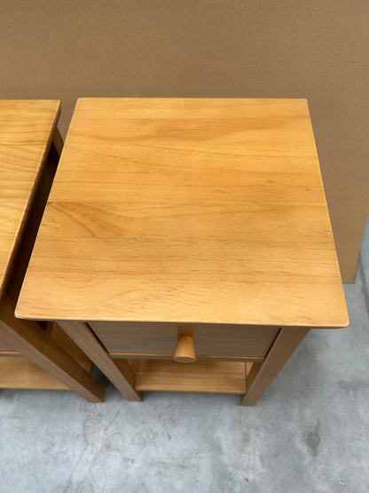John Lewis Wilton Bedside Tables Set of 2 Natural
