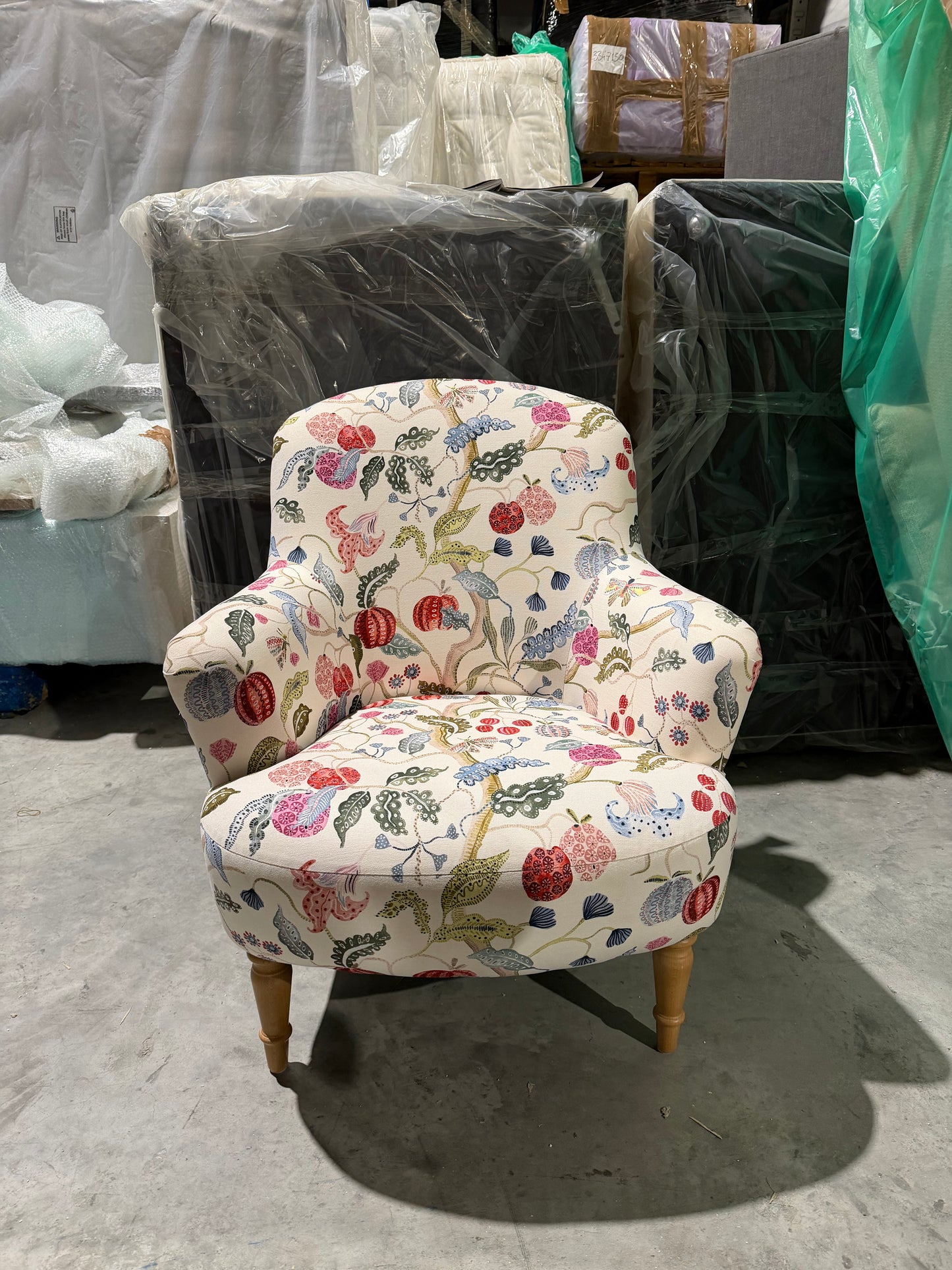 John Lewis Fireside Low Back Armchair, Light Leg