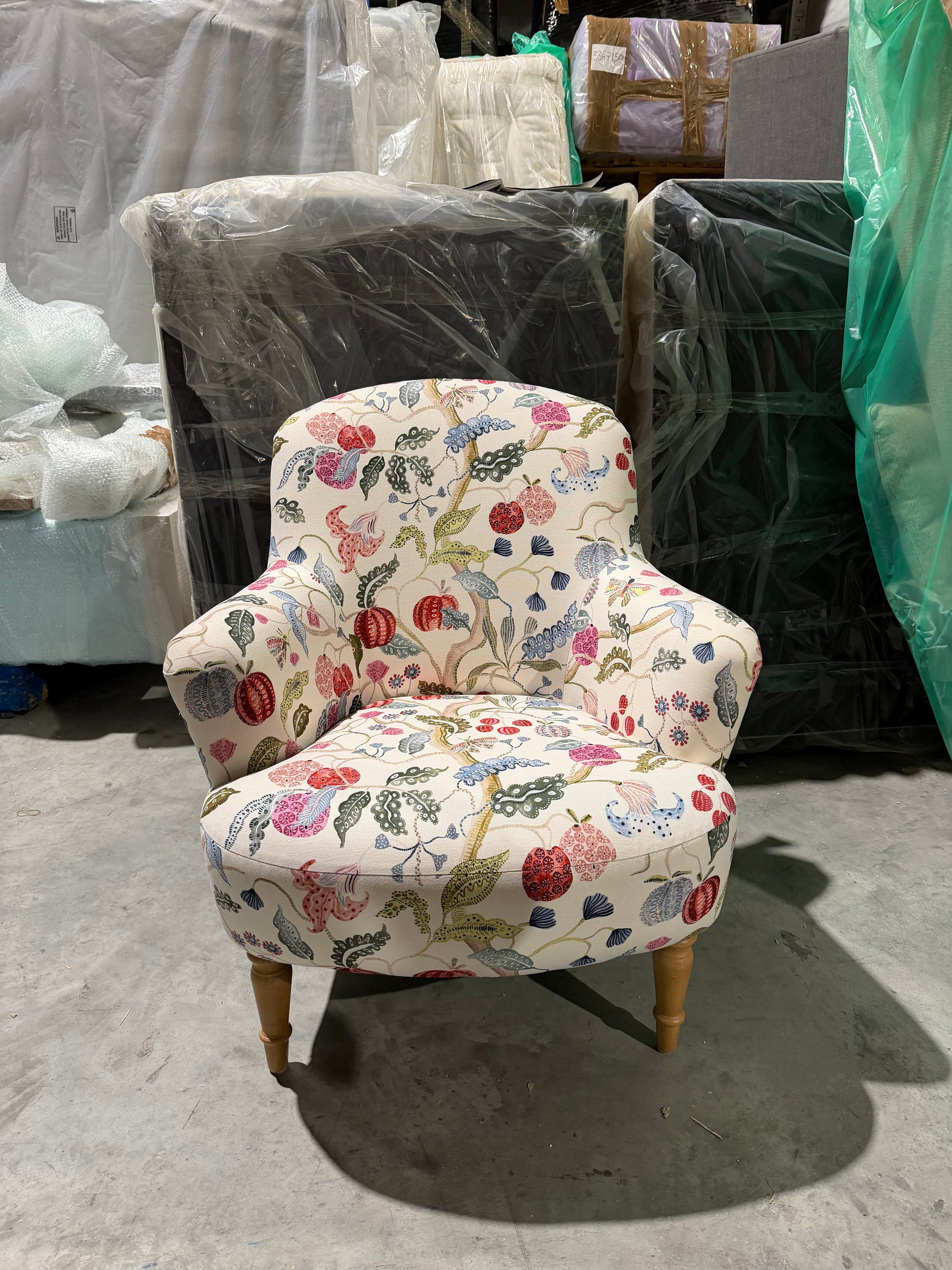 John Lewis Fireside Low Back Armchair, Light Leg