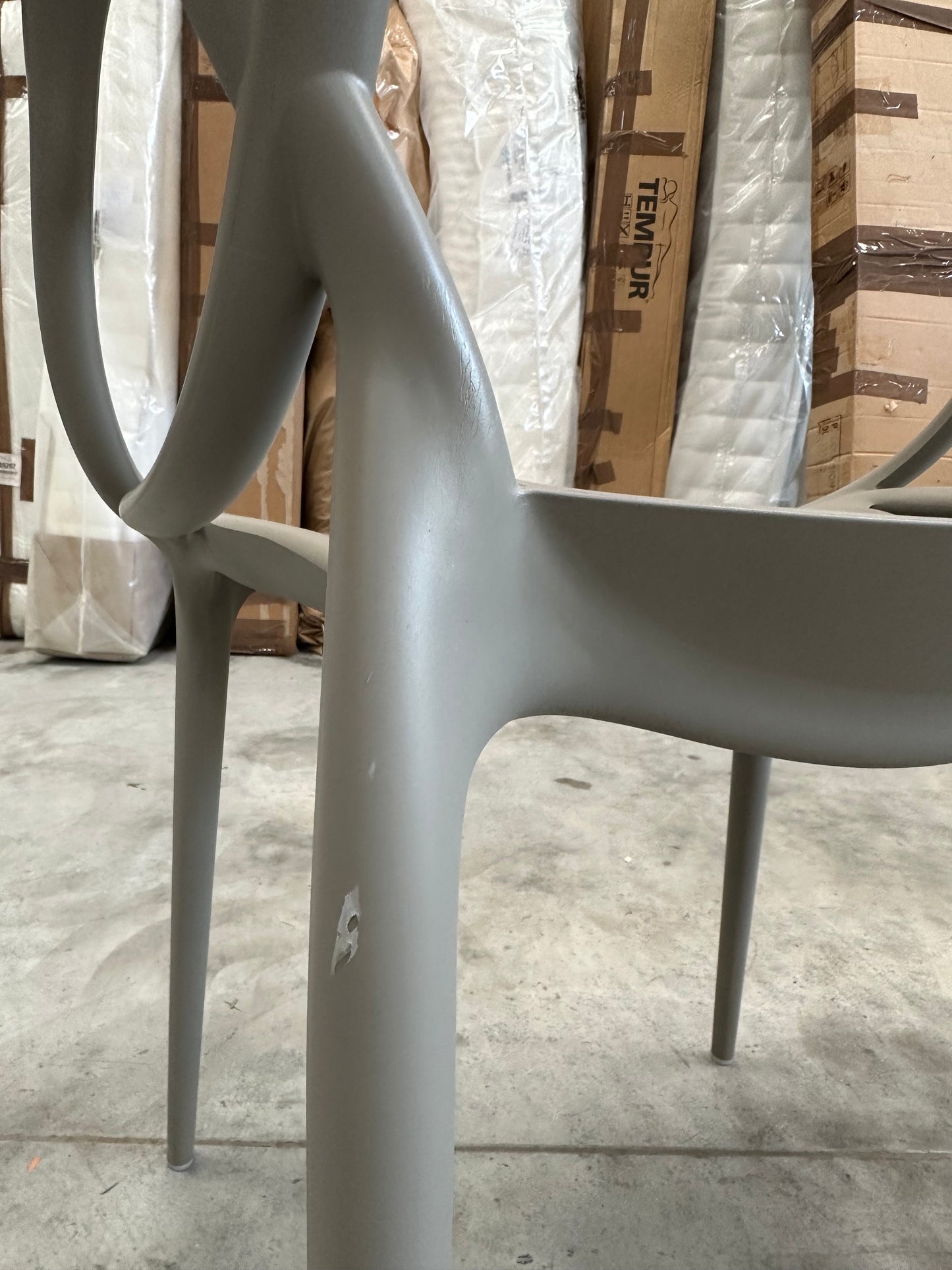 Kartell Philippe Starck for Kartell Masters Chair Grey