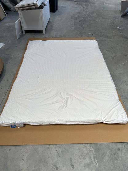 John Lewis Specialist Synthetic Luxury Memory Foam Mattress Topper, White Ivory, King Size - LIST