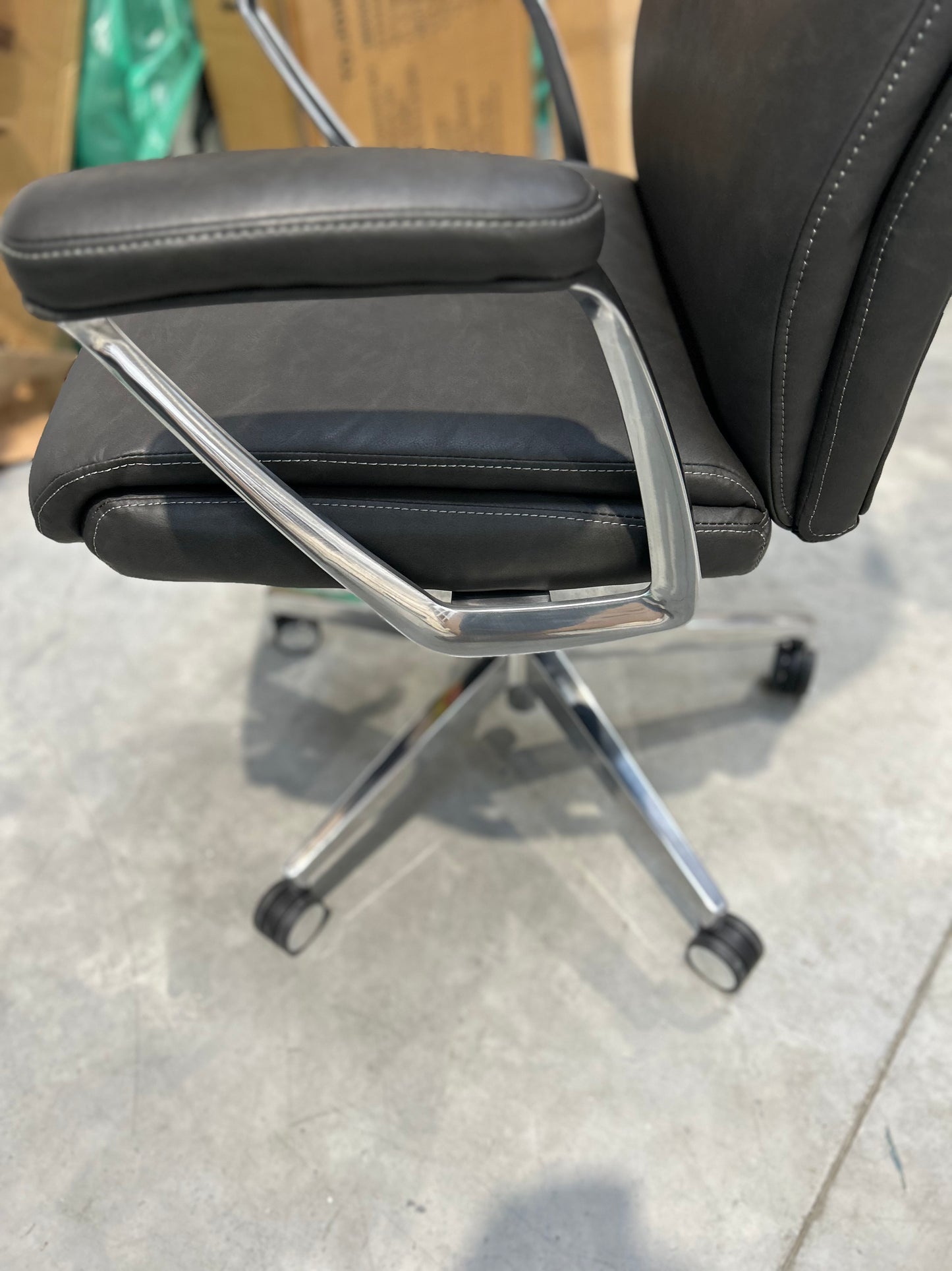 John Lewis Grafton Executive Office Chair, Charcoal