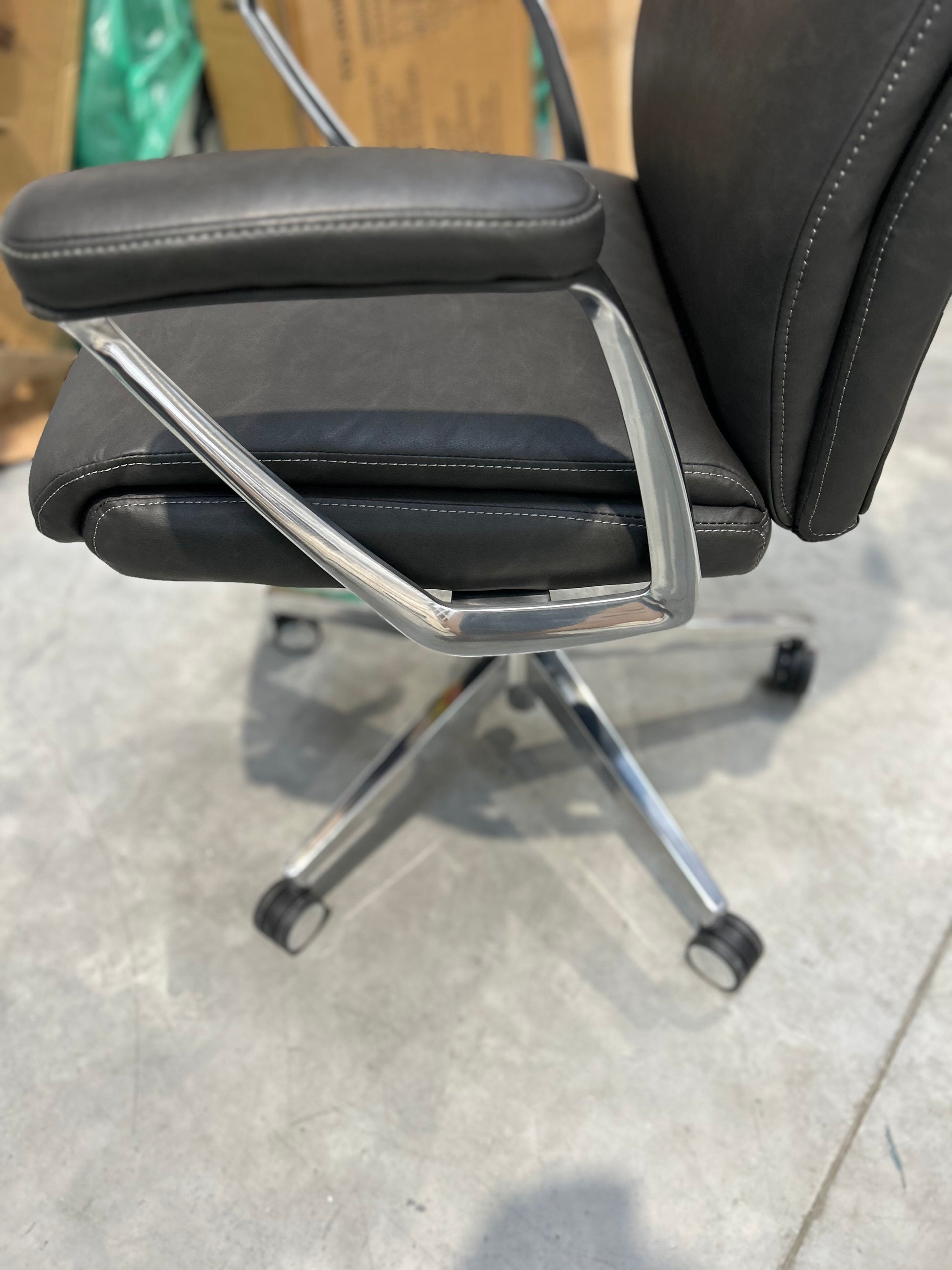 John Lewis Grafton Executive Office Chair, Charcoal