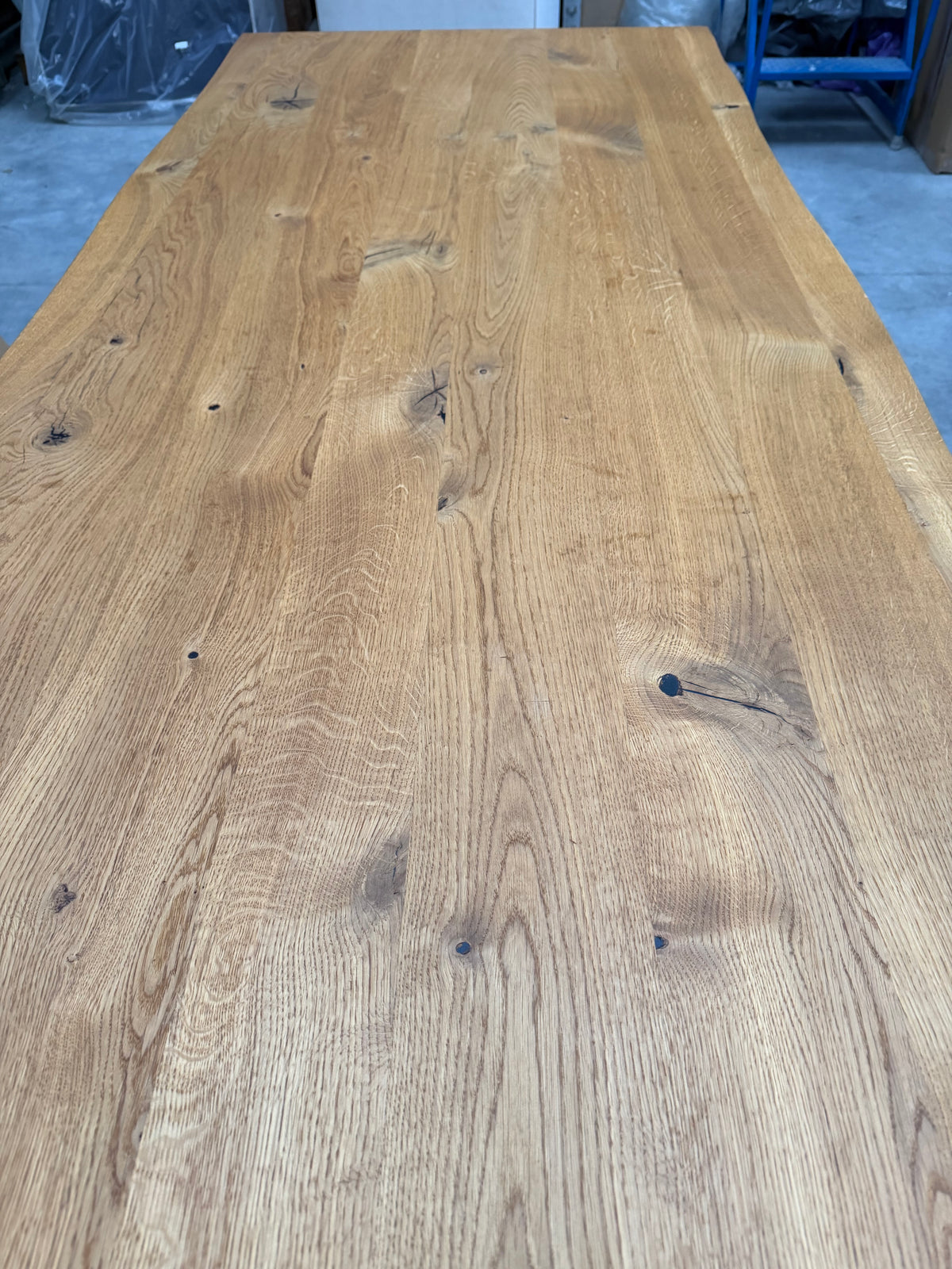 John Lewis Ripley Fixed Dining Table, Straight Edge, Solid Oak Natural Oil, L280 x W100cm - LIST