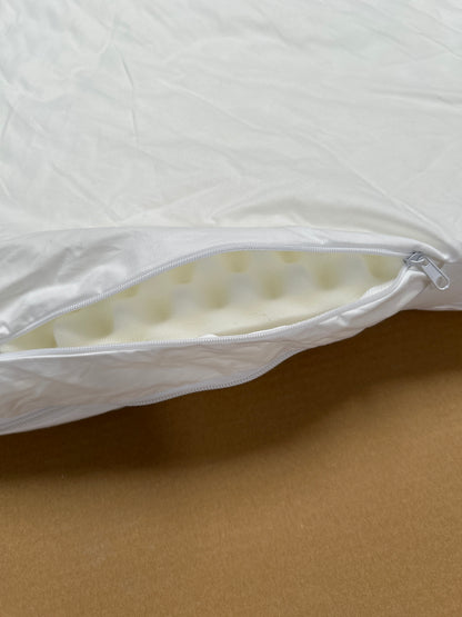 John Lewis Specialist Synthetic Luxury Memory Foam Mattress Topper, White Ivory, King Size - LIST