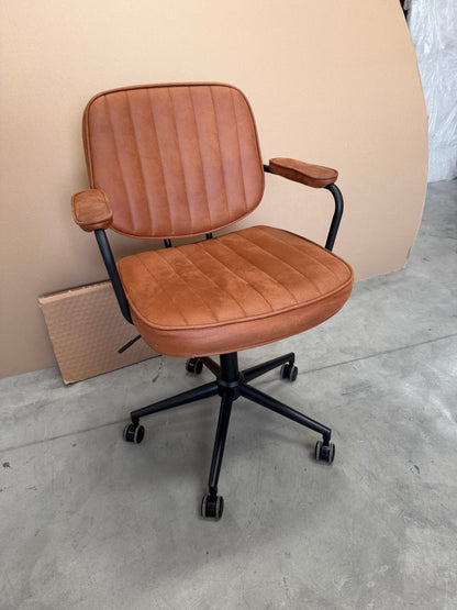 John Lewis Rowley Office Chair Whisky Brown