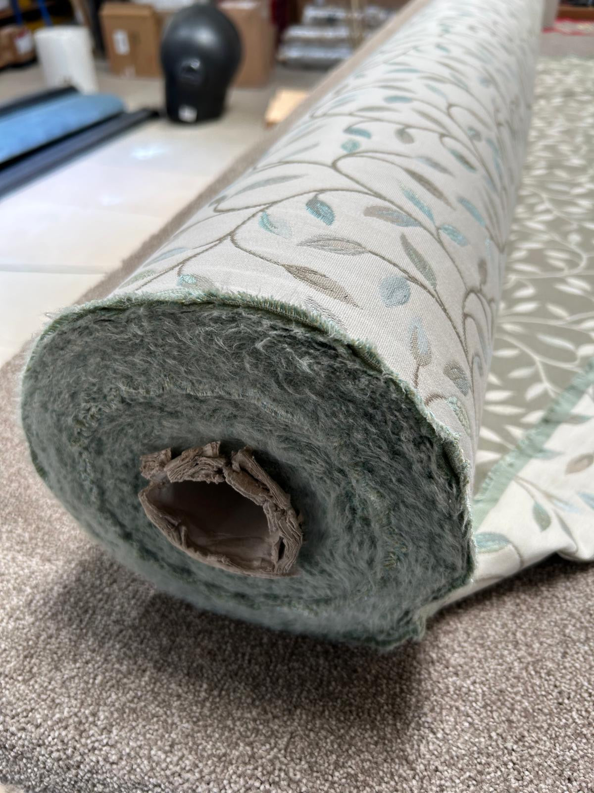 Voyage Cervino Furnishing Fabric, Duck Egg 33m at £56 a metre