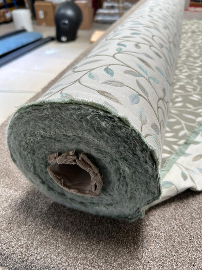 Voyage Cervino Furnishing Fabric, Duck Egg 33m at £56 a metre