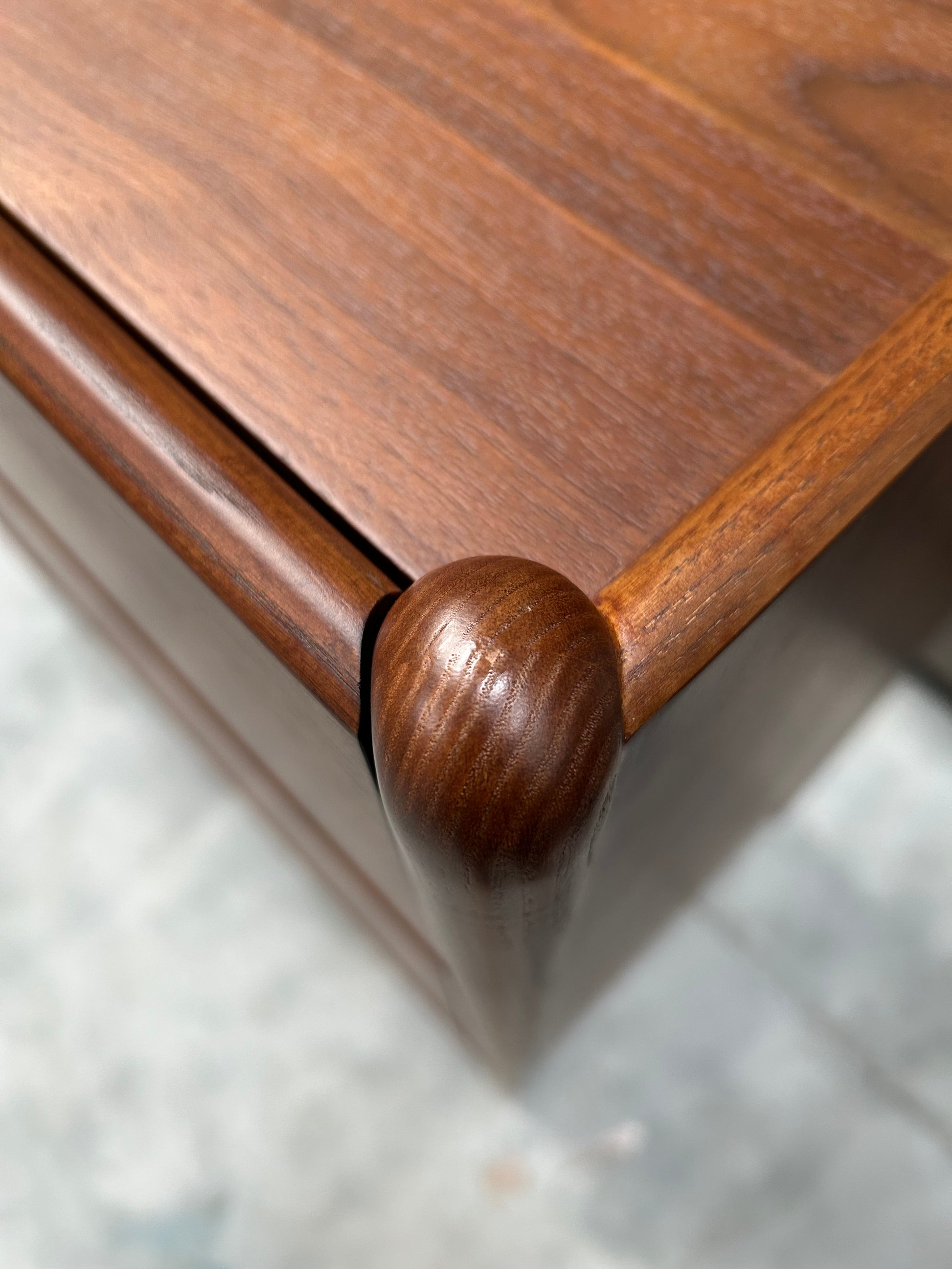 John Lewis Scandi 5 Drawer Wood Chest, Walnut Finish