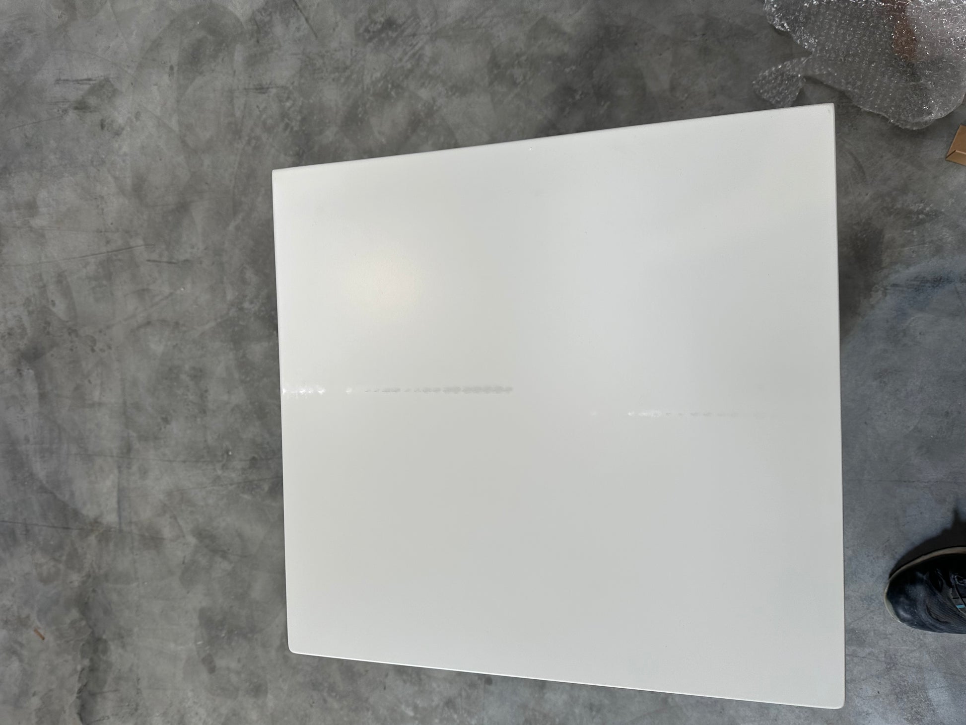 John Lewis ANYDAY Wilton 2 Drawer Bedside Cabinet, Linen