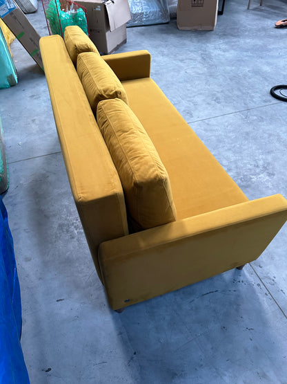 G Plan Vintage The Fifty Four Large 3 Seater Sofa Bed, Plush Turmeric