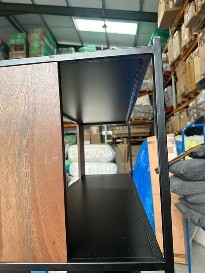 Swoon John Lewis + Swoon Brunel Wide Shelving Unit, Brown