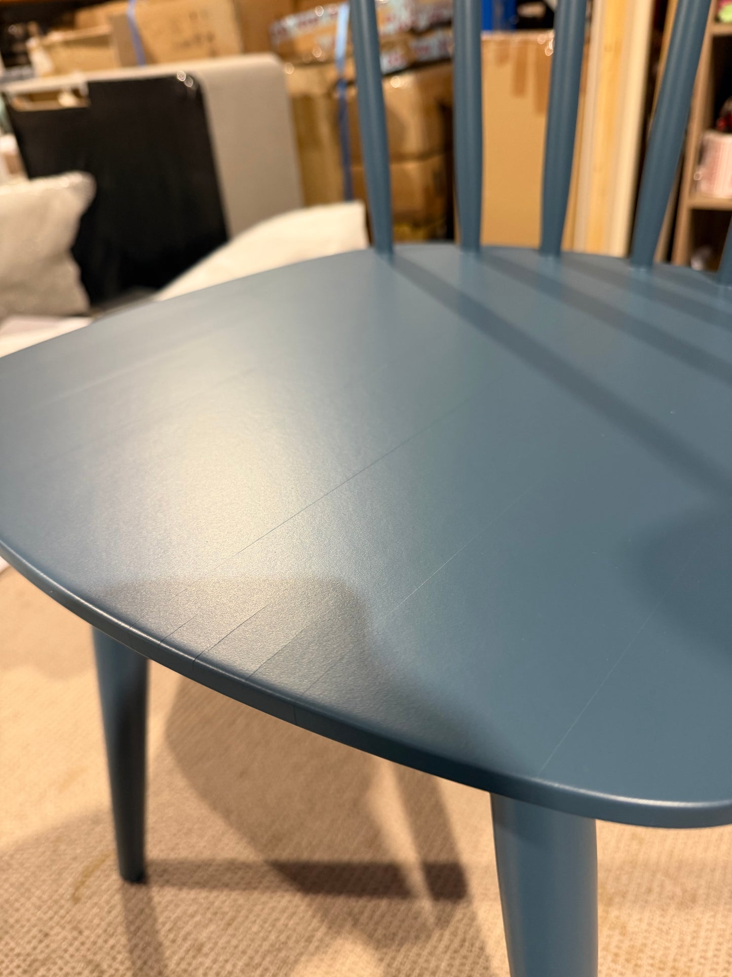 John Lewis Spindle Dining Chair Set of 2 Blue