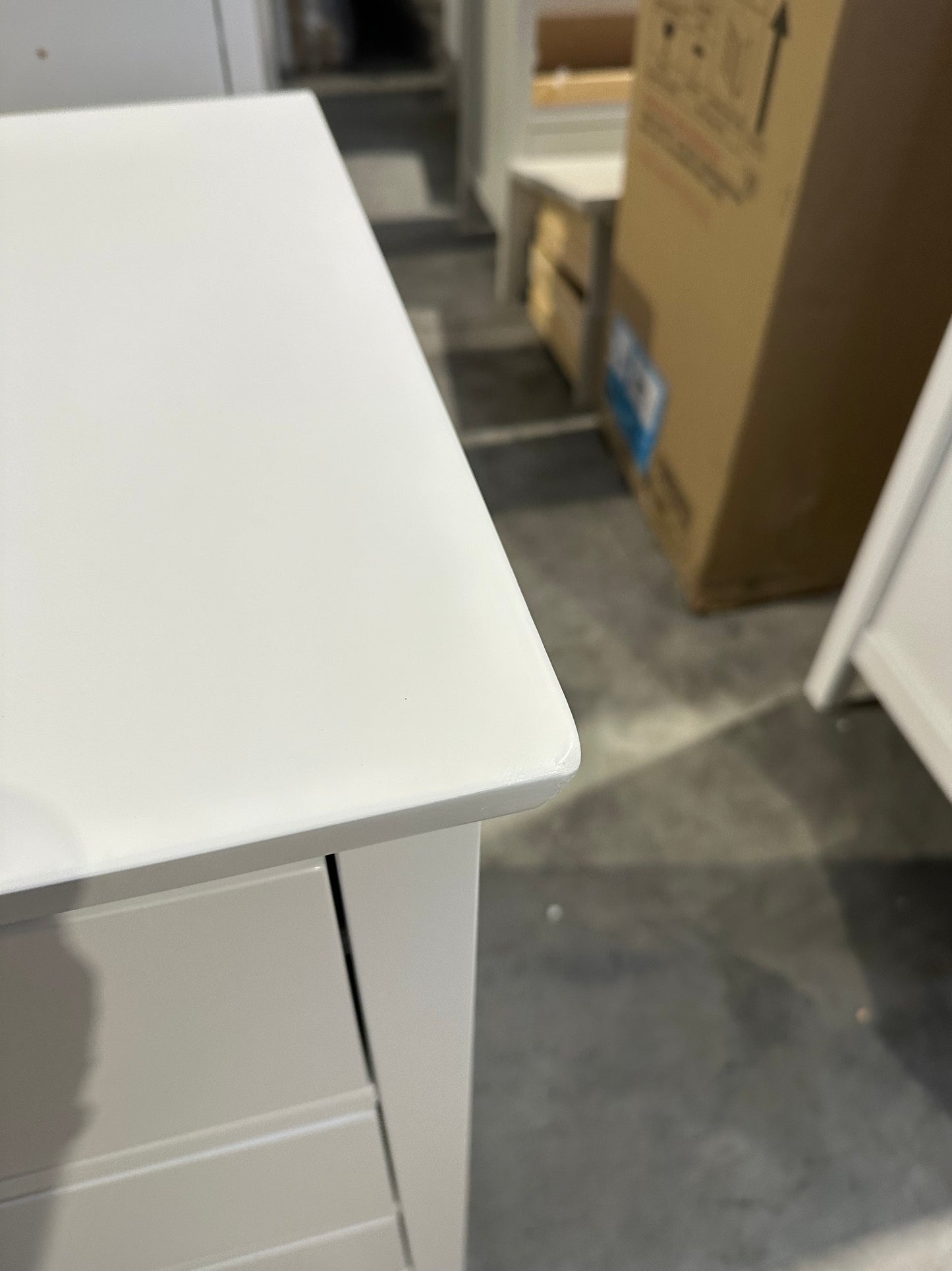 John Lewis Chest of Drawer White Wilton 7 Drawer Chest