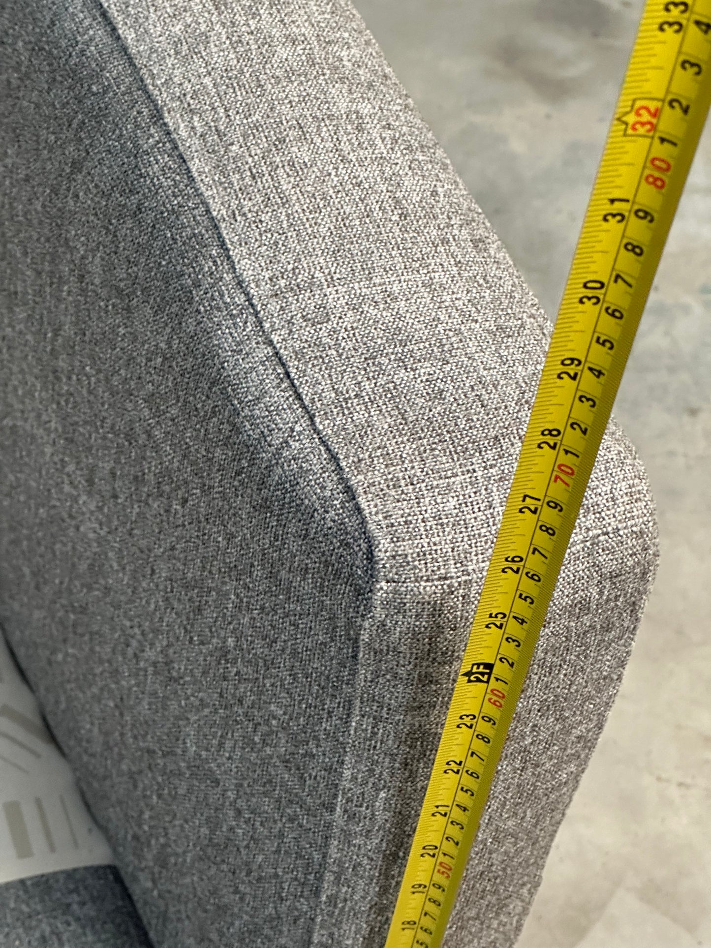 John Lewis Bailey II 3 Seater Sofa Aquaclean Mist - Missing Base Cushion