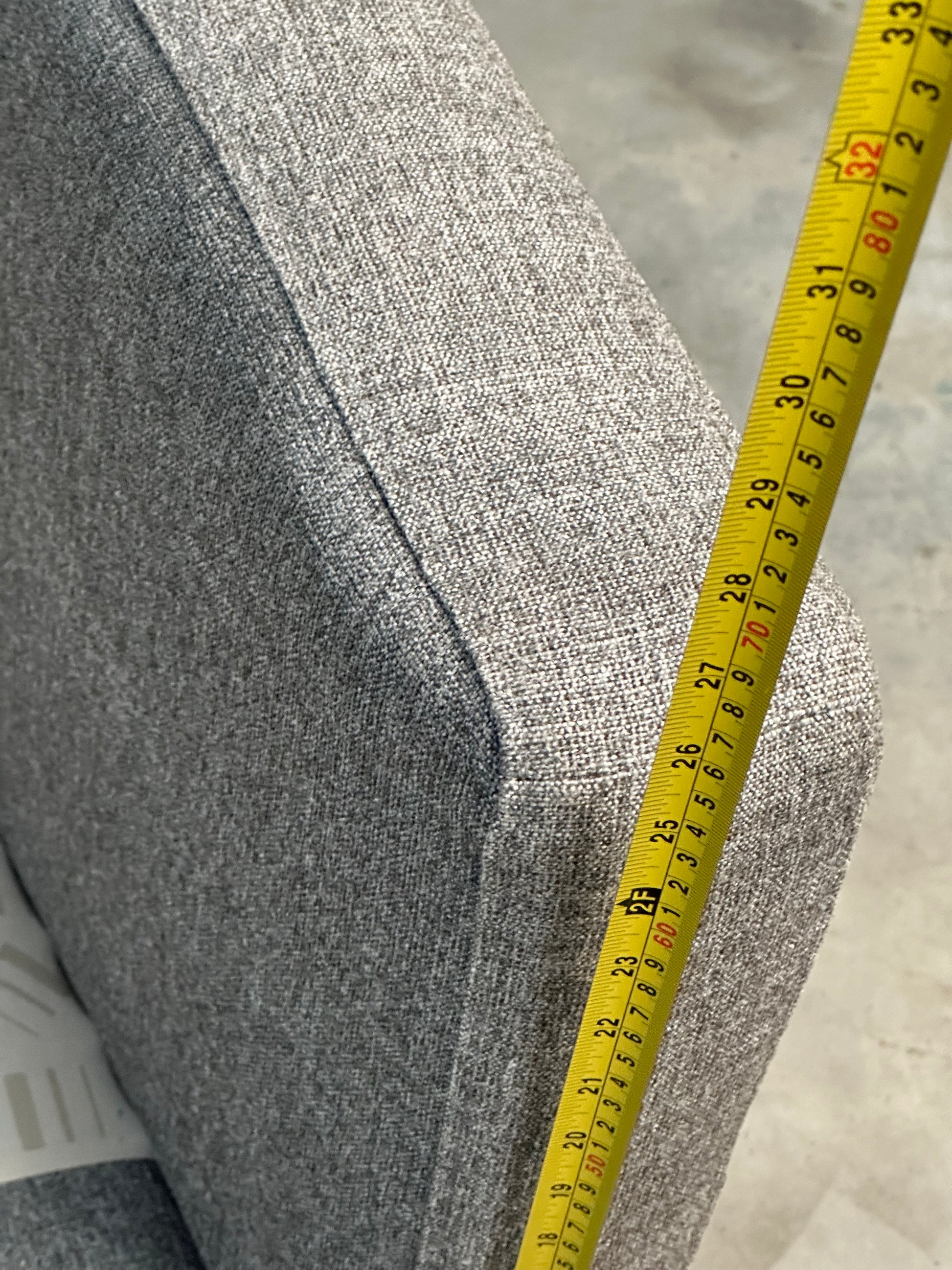 John Lewis Bailey II 3 Seater Sofa Aquaclean Mist - Missing Base Cushion