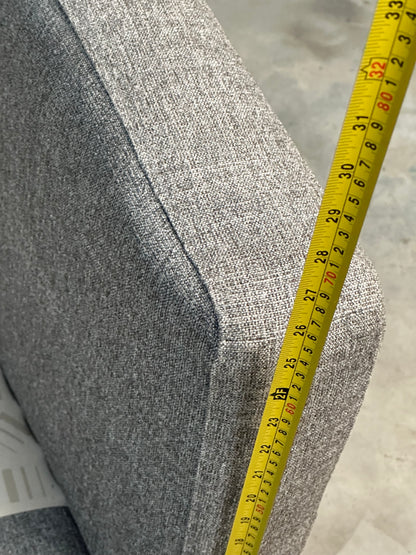 John Lewis Bailey II 3 Seater Sofa Aquaclean Mist - Missing Base Cushion