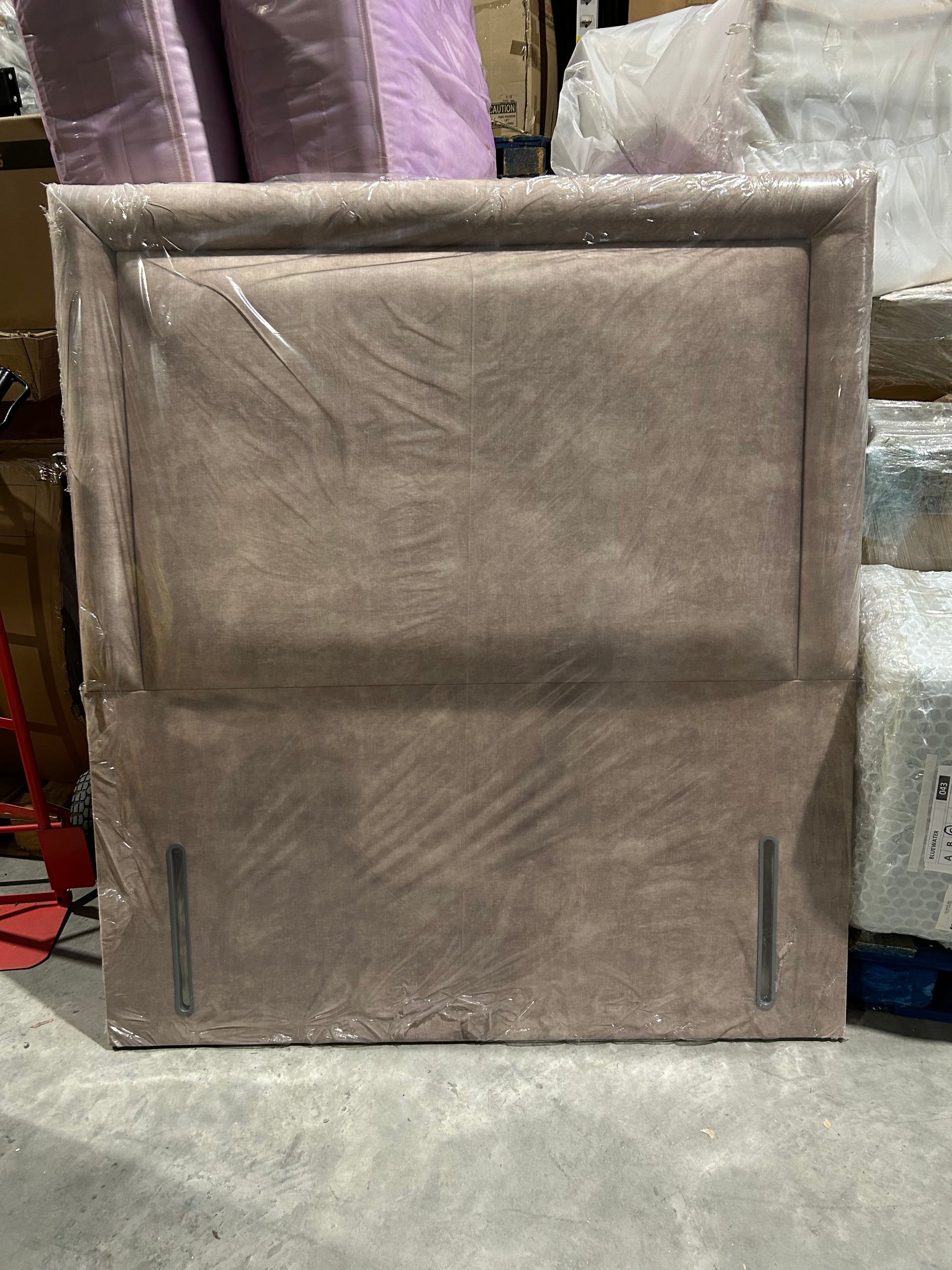 TEMPUR® Southwold Full Depth Upholstered Headboard, Double, Stone