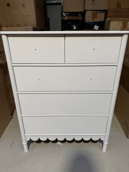 John Lewis Hem 5 Drawer Chest Greige