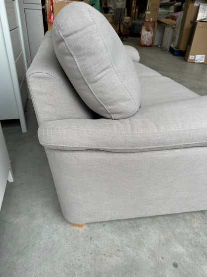 John Lewis Camden Large 3 Seater Sofa in Linen Storm Grey