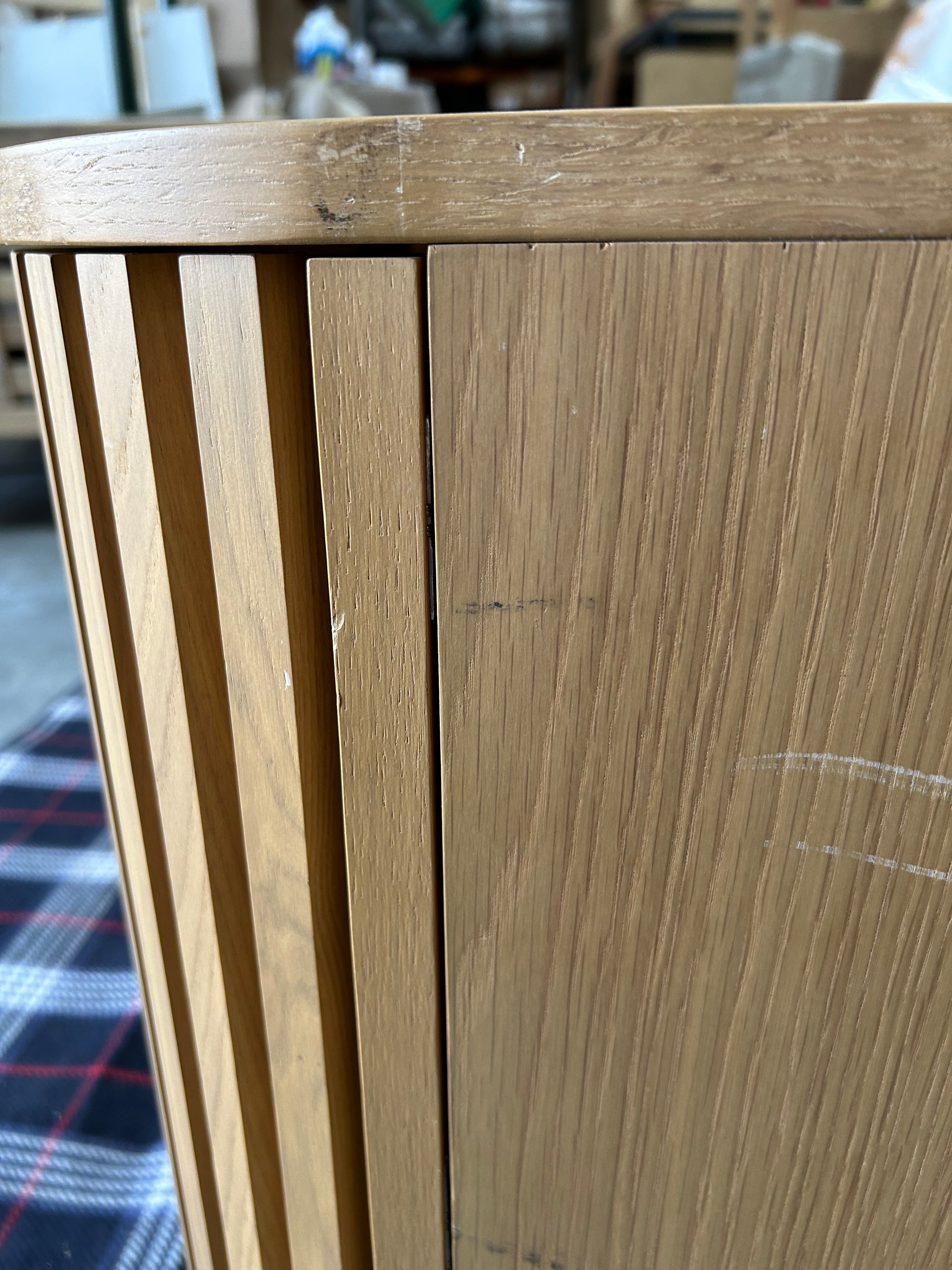 John Lewis Slatted TV Stand Sideboard for TVs up to 60", Oak