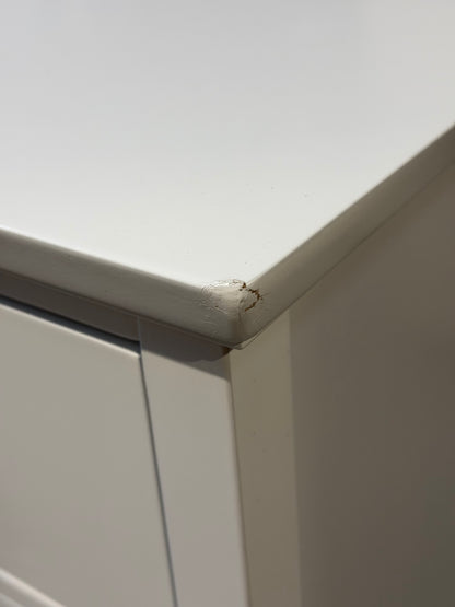 John Lewis Chest of Drawer White Wilton 7 Drawer Chest