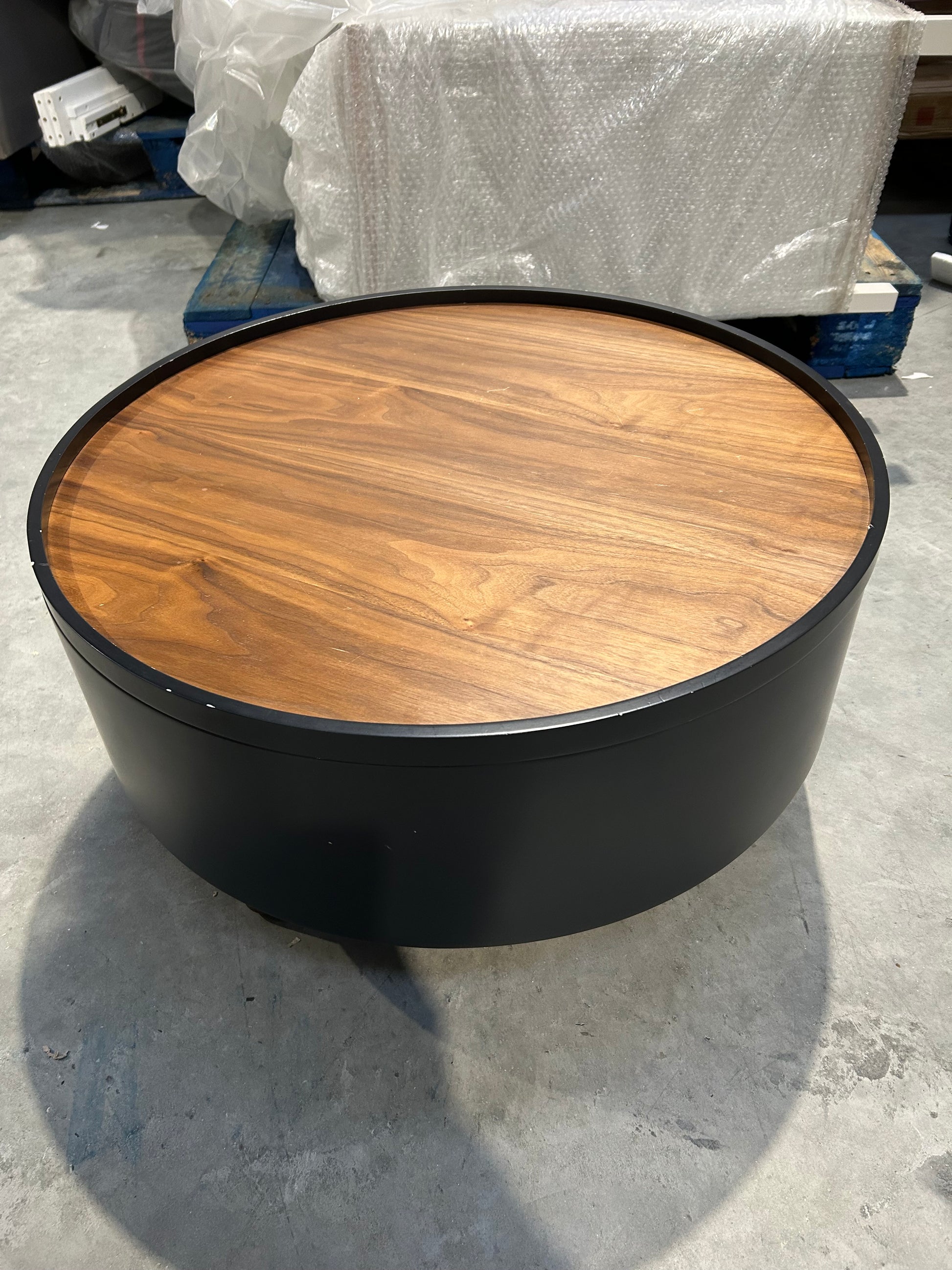 DRUM COFFEE TBL BLACK