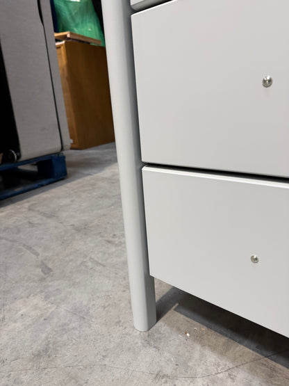 John Lewis Spindle 6 Drawer Chest Grey Bedroom