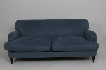 John Lewis Otley Large 3 Seater Sofa In Linen Loch Blue