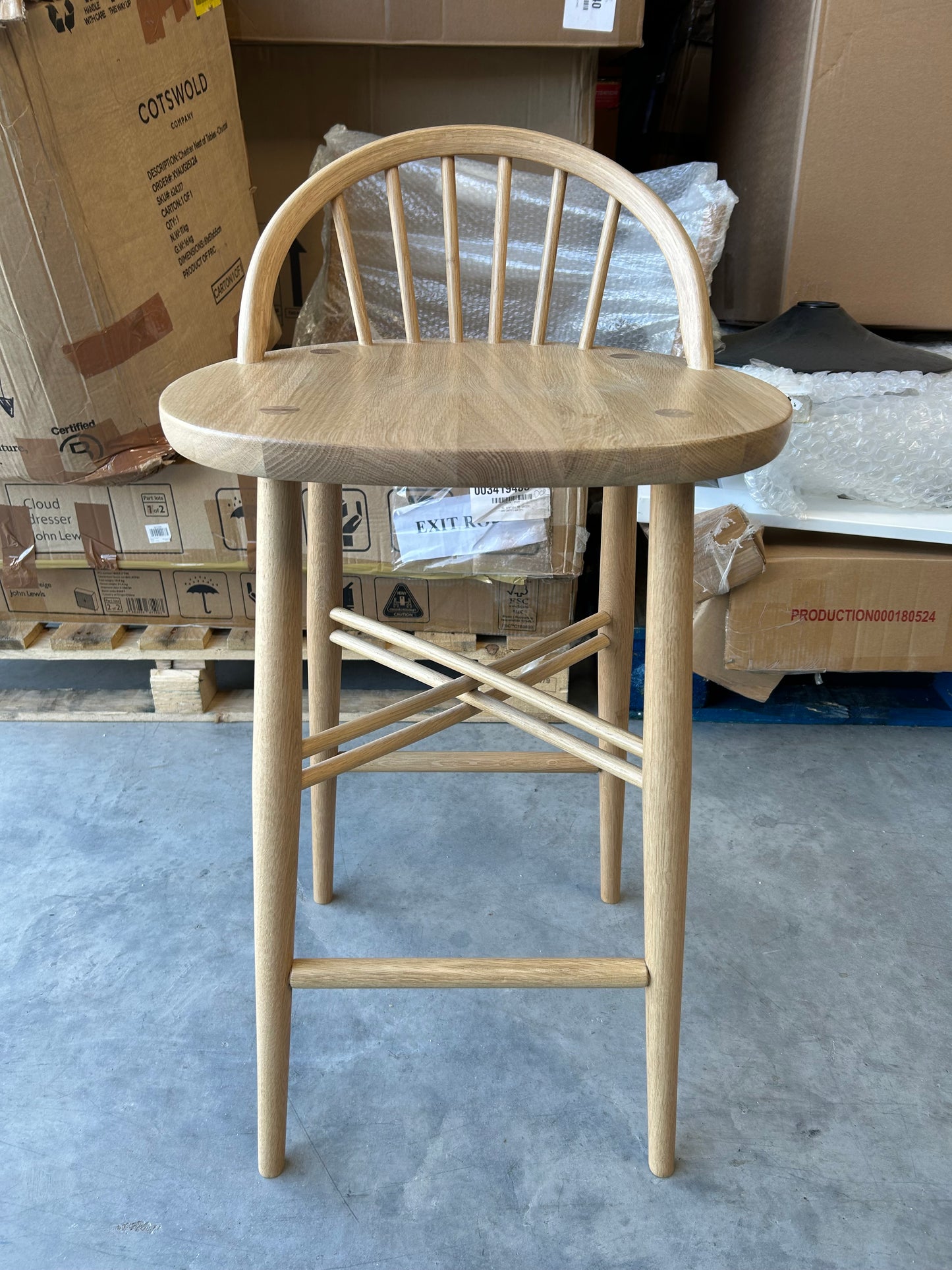 ercol for John Lewis Shalstone Bar Stool, LIST